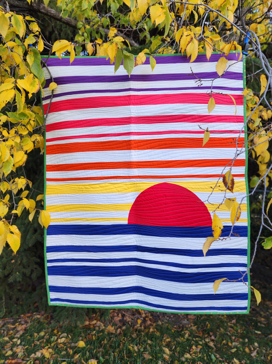 Beach sunset Quilt Pattern - Physical Copy 20231004_174020_1_c49ba2fc-b4cf-4eeb-a318-8d8fddf04b80 Pattern Gingerberry Quilts