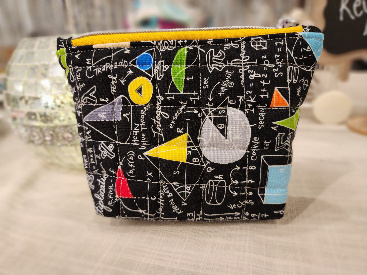Cosmetic Bag small Black 20241215_144528 bag Gingerberry Quilts