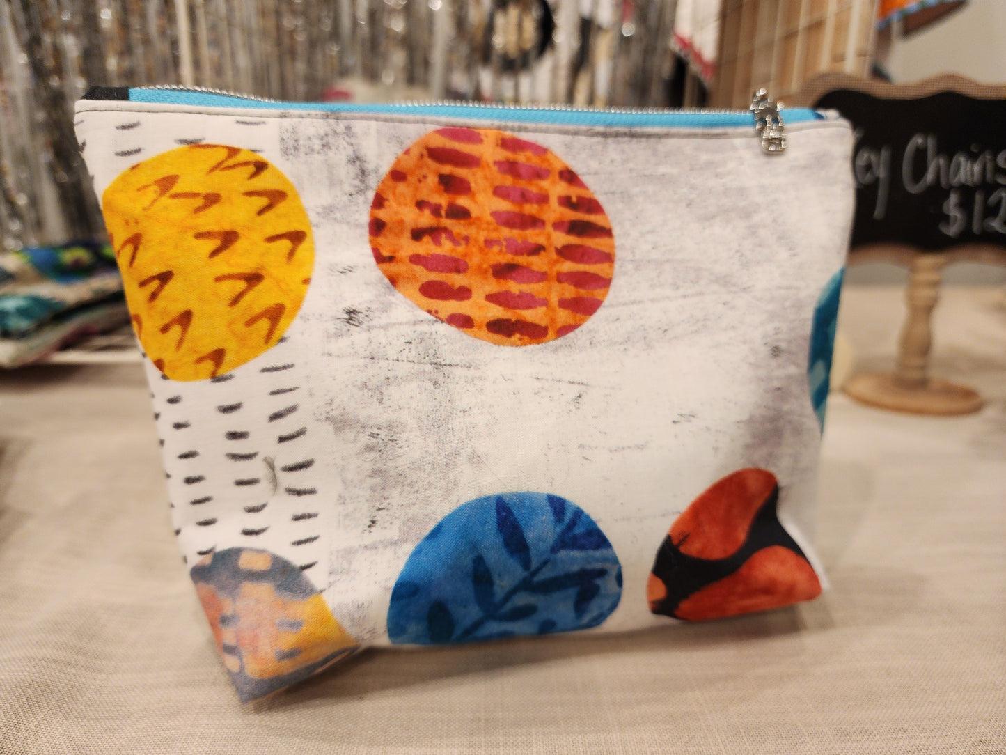 Cosmetic Bag White 20241215_144716 bag Gingerberry Quilts