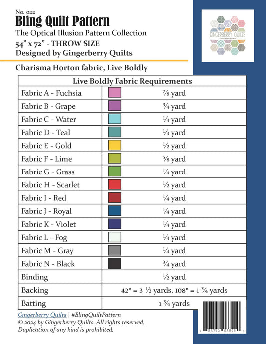 Bling Quilt Pattern - Physical copy BlingQuiltPatternDigital_Page_8_0484aa5a-3edb-4047-b353-6f4582a94163 Pattern Gingerberry Quilts