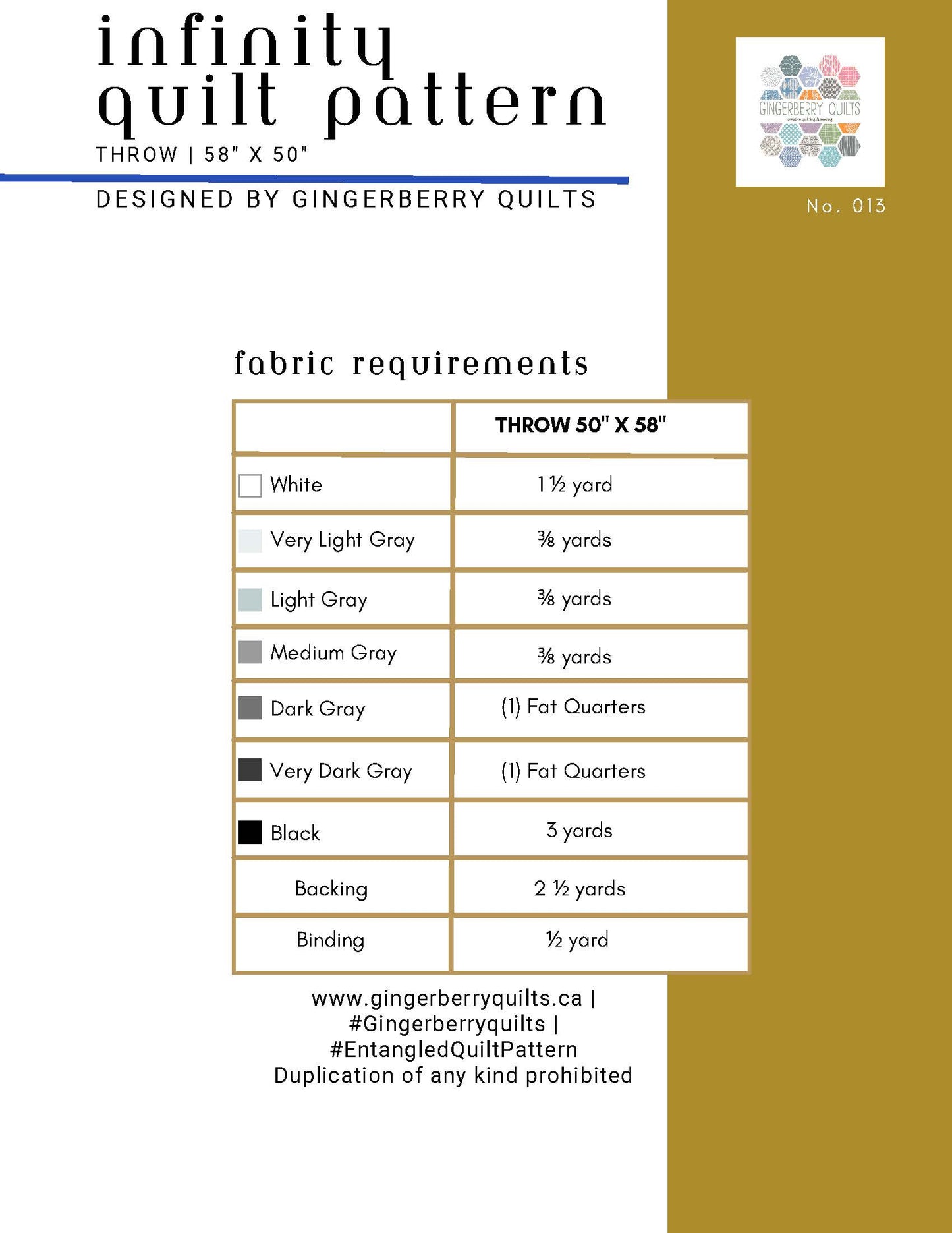 Infinity Quilt Pattern - PDF copy InfinityQuiltPatternDigital_Page_12 Pattern Gingerberry Quilts