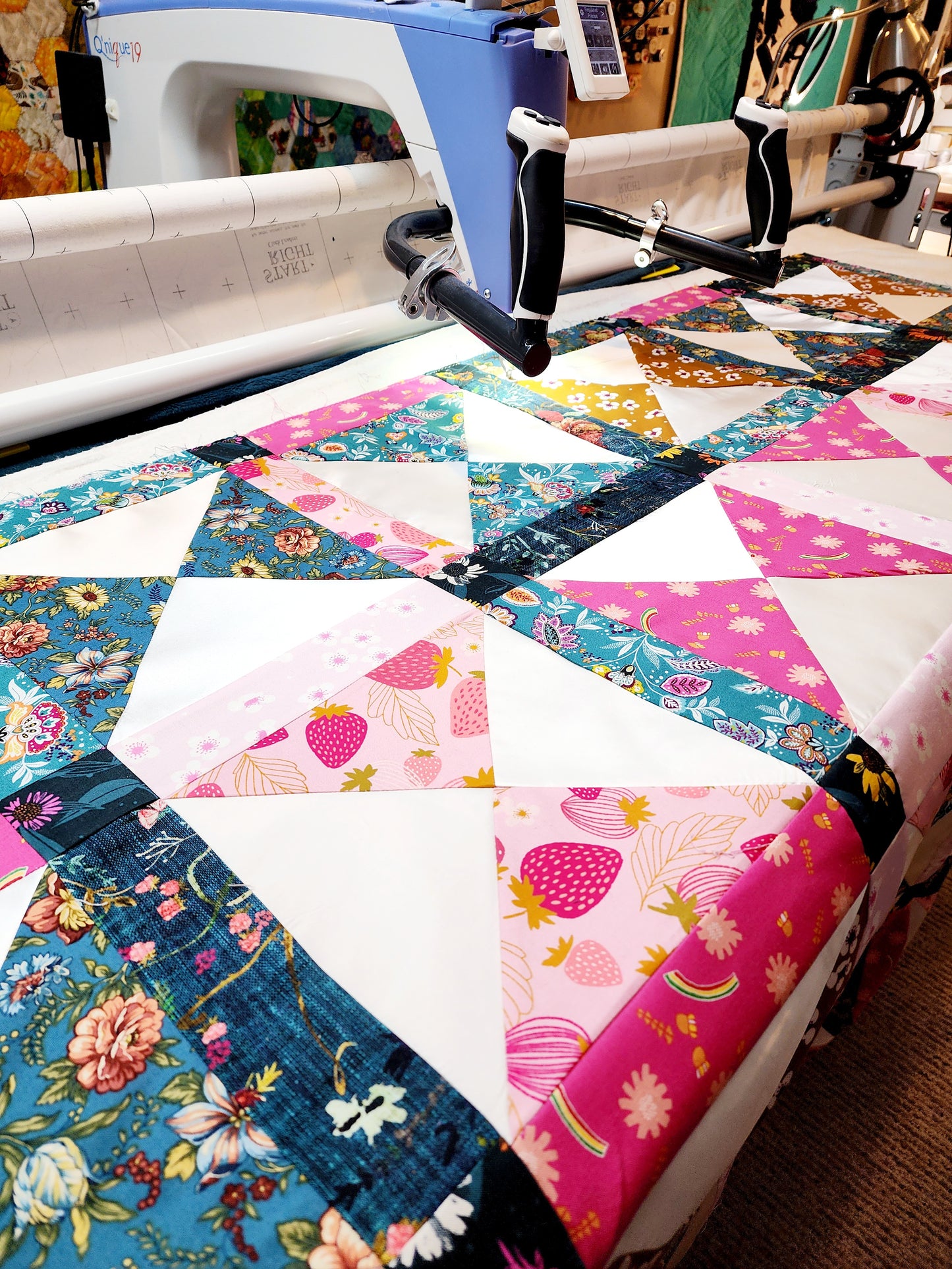 Long Arm Quilting services - 0.025/sq inch - batting and backing available