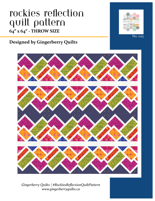 Rockies Reflection Quilt Pattern - PDF copy