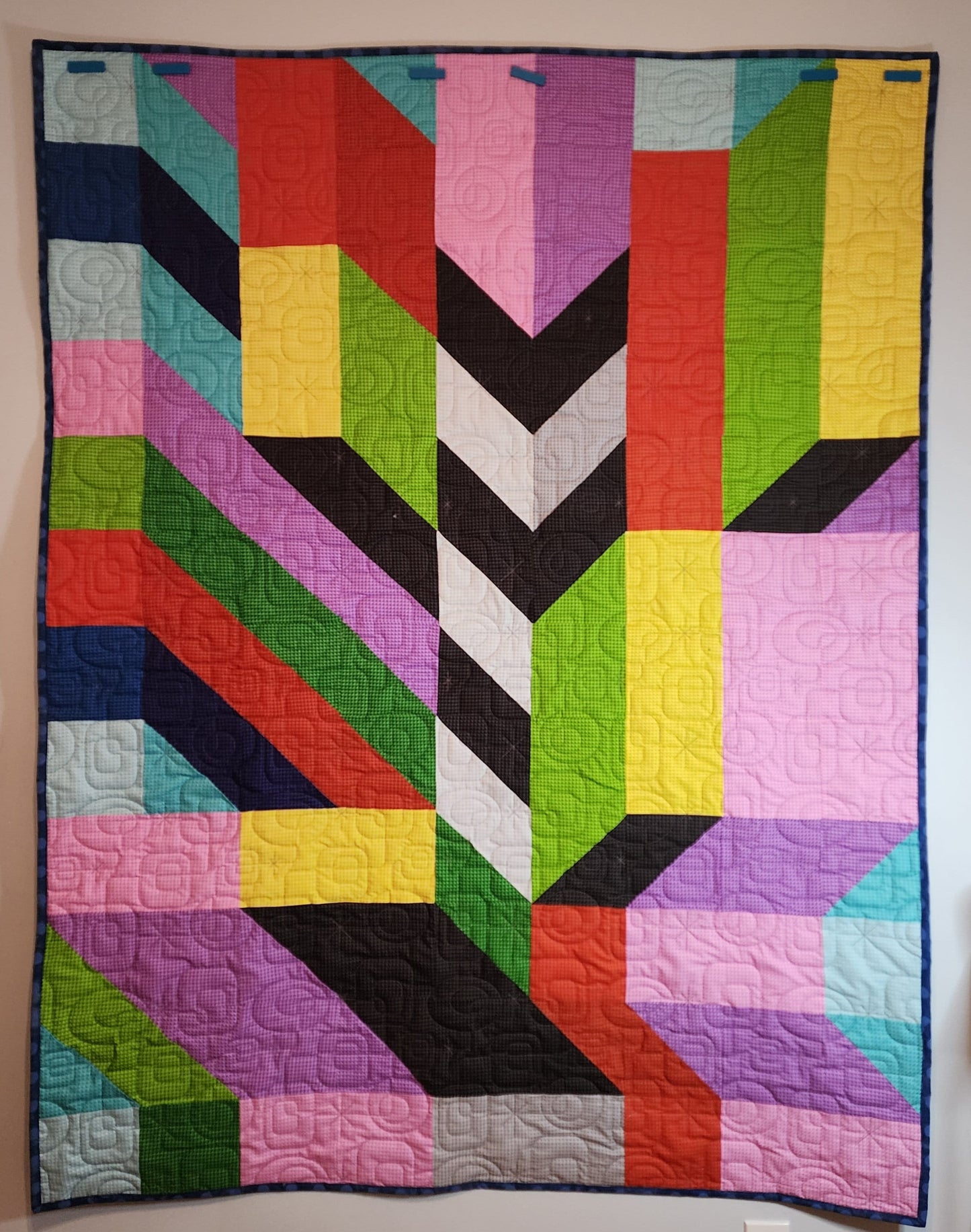 Bling Quilt Pattern, Easy Optical Illusion (PDF Download)