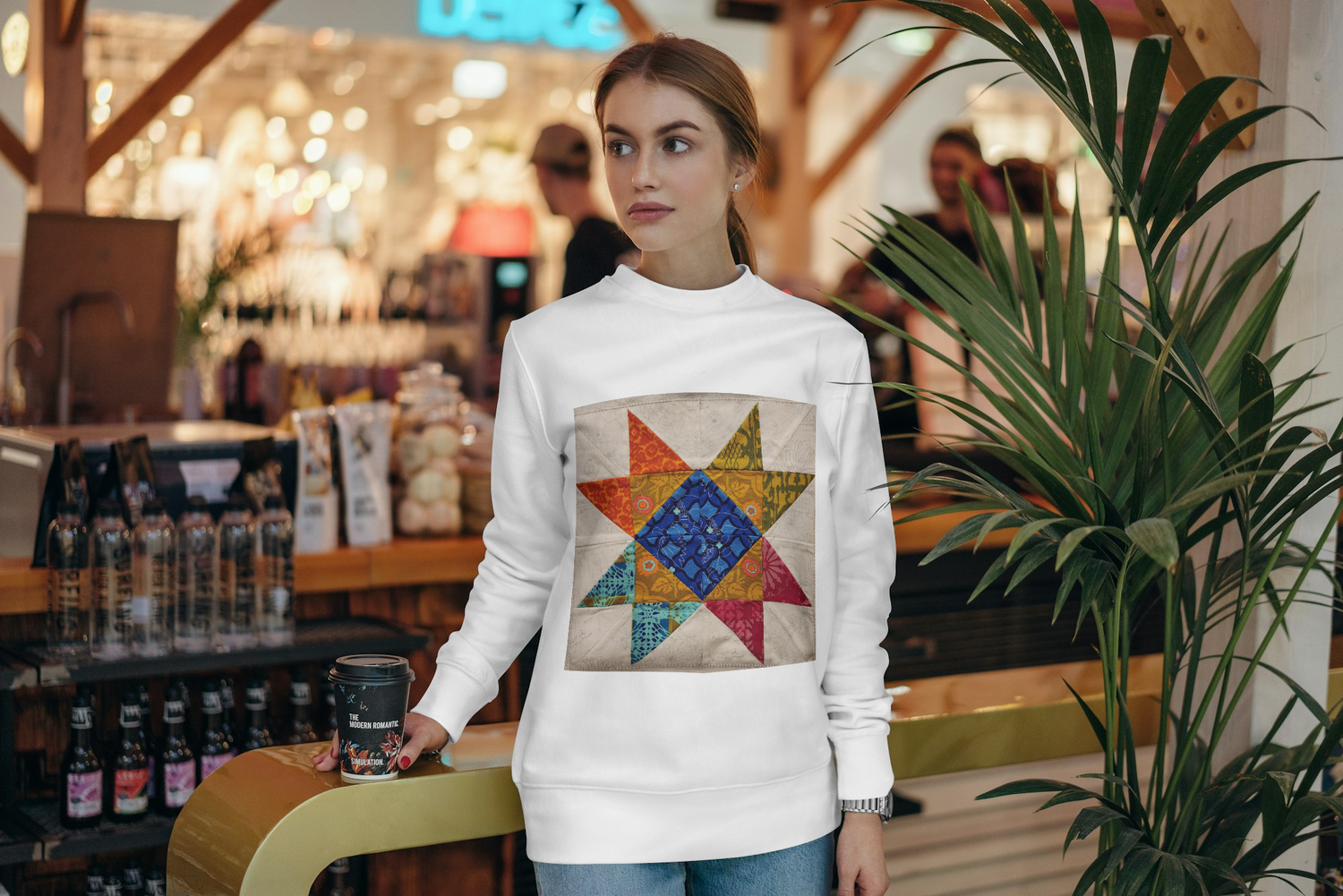 Quilt Block Sweatshirt rn-image_picker_lib_temp_54074ff1-8508-4cfc-a05c-38102a18289f Sweatshirt Gingerberry Quilts