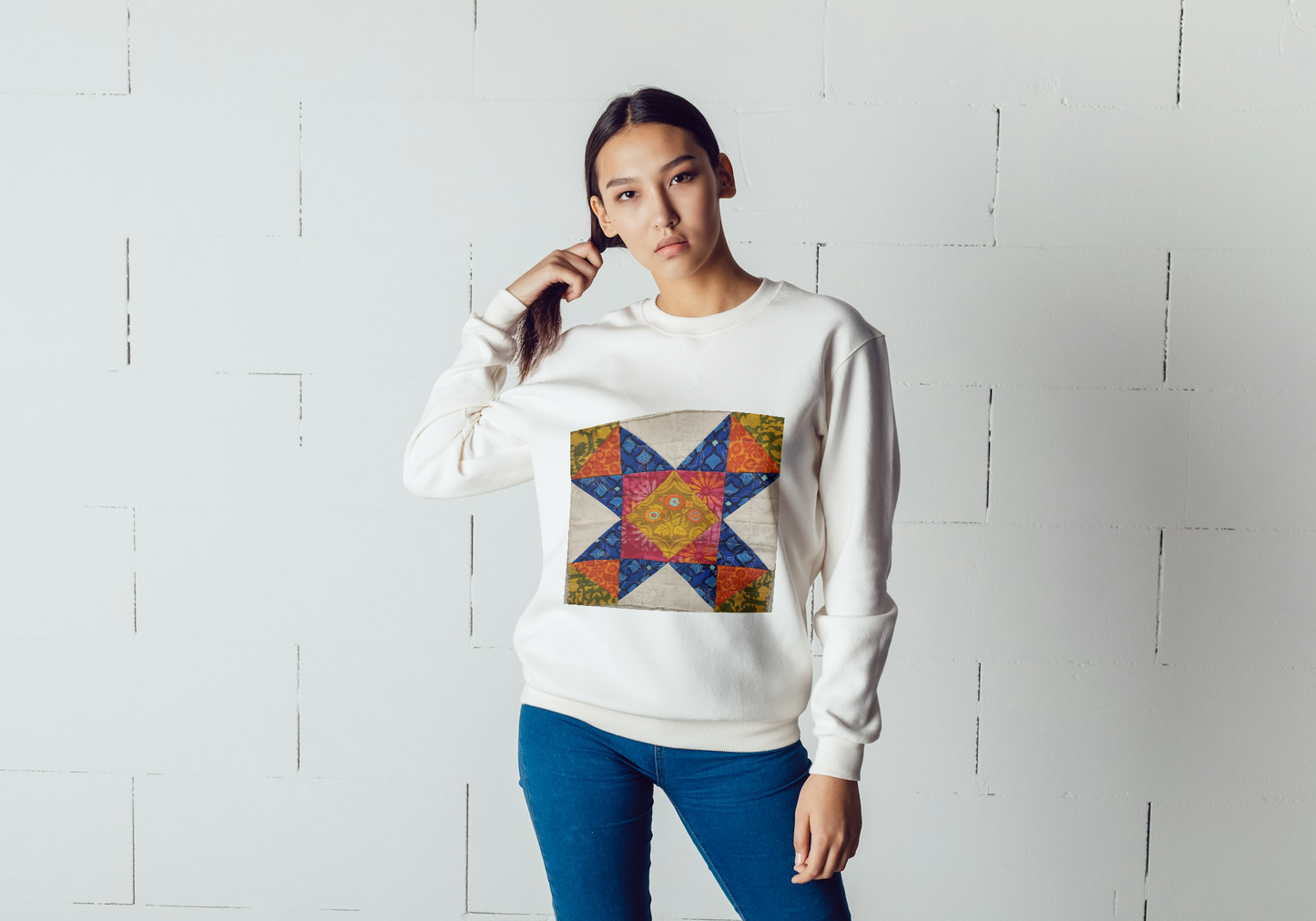 Quilt Block Sweatshirt