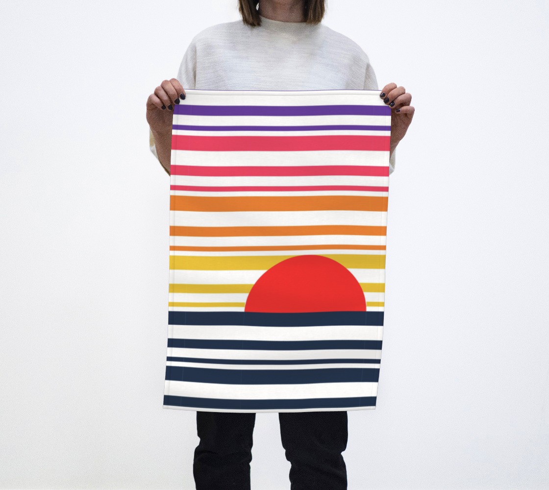Beach Sunset Tea Towel ef48b3bab5bcd96c2c282083ca6bd6db Tea Towel Gingerberry Quilts