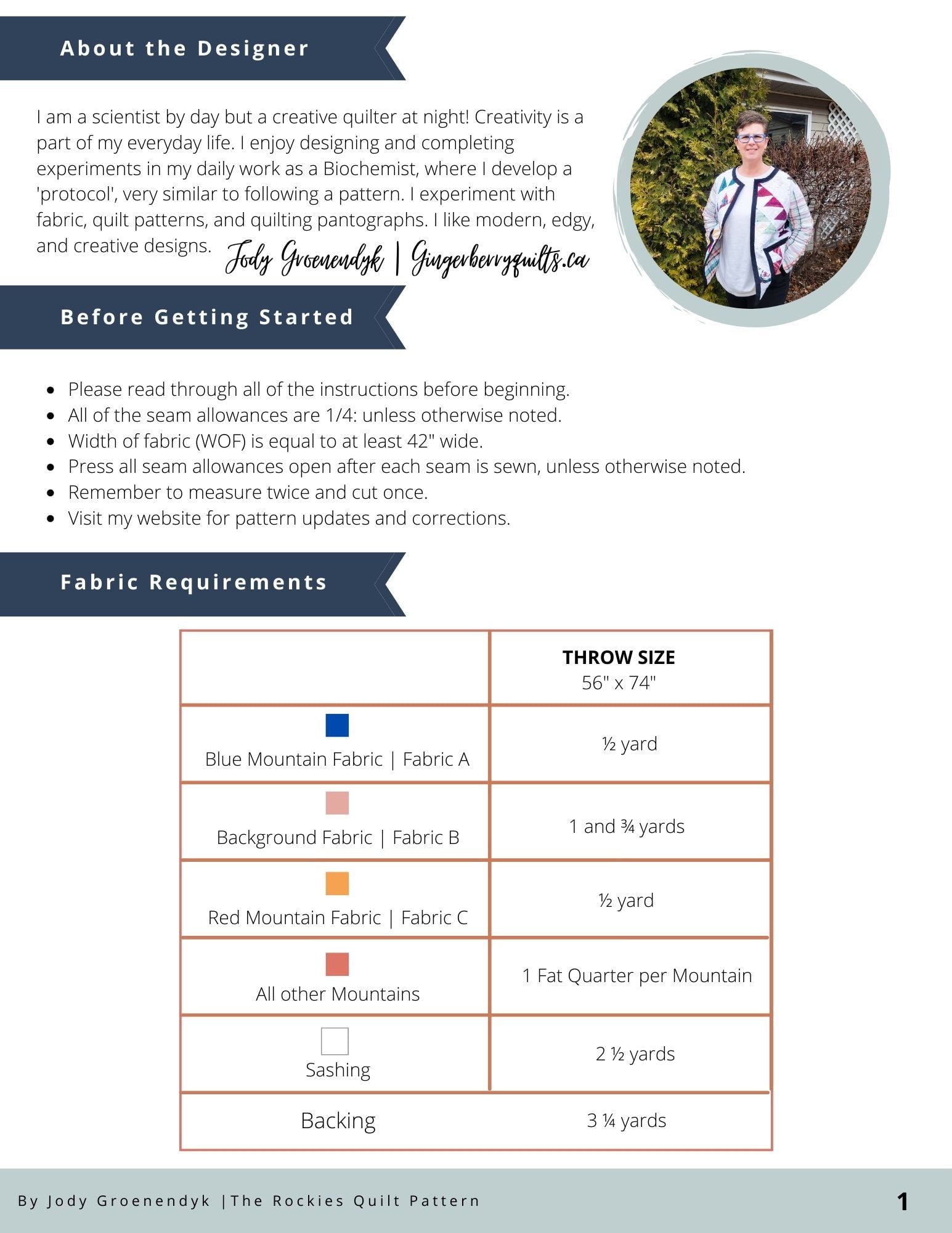 The Rockies Quilt Pattern - PDF copy original_3f4f20eb-3615-4c42-b8e5-a9594176ad21 Pattern Gingerberry Quilts