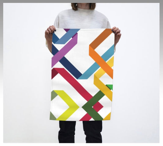 Ribbons Tea Towel original_433ee4f1-a076-4048-93d0-03f6c1890d8b Tea Towel Gingerberry Quilts