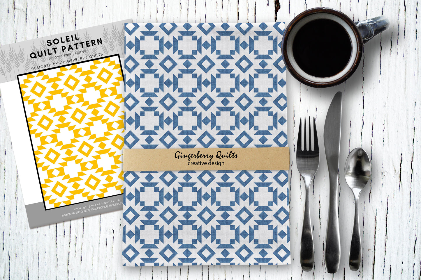 Soleil Tea Towel original_61196ba3-2fbe-49da-afe0-209dfcecd5de Tea Towel Gingerberry Quilts