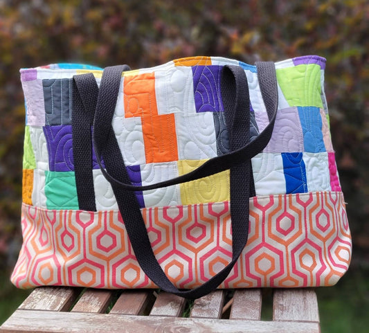 The Ample Tote! original_75bd47d7-3119-42ab-a3c0-d1397eb7f67f bag Gingerberry Quilts