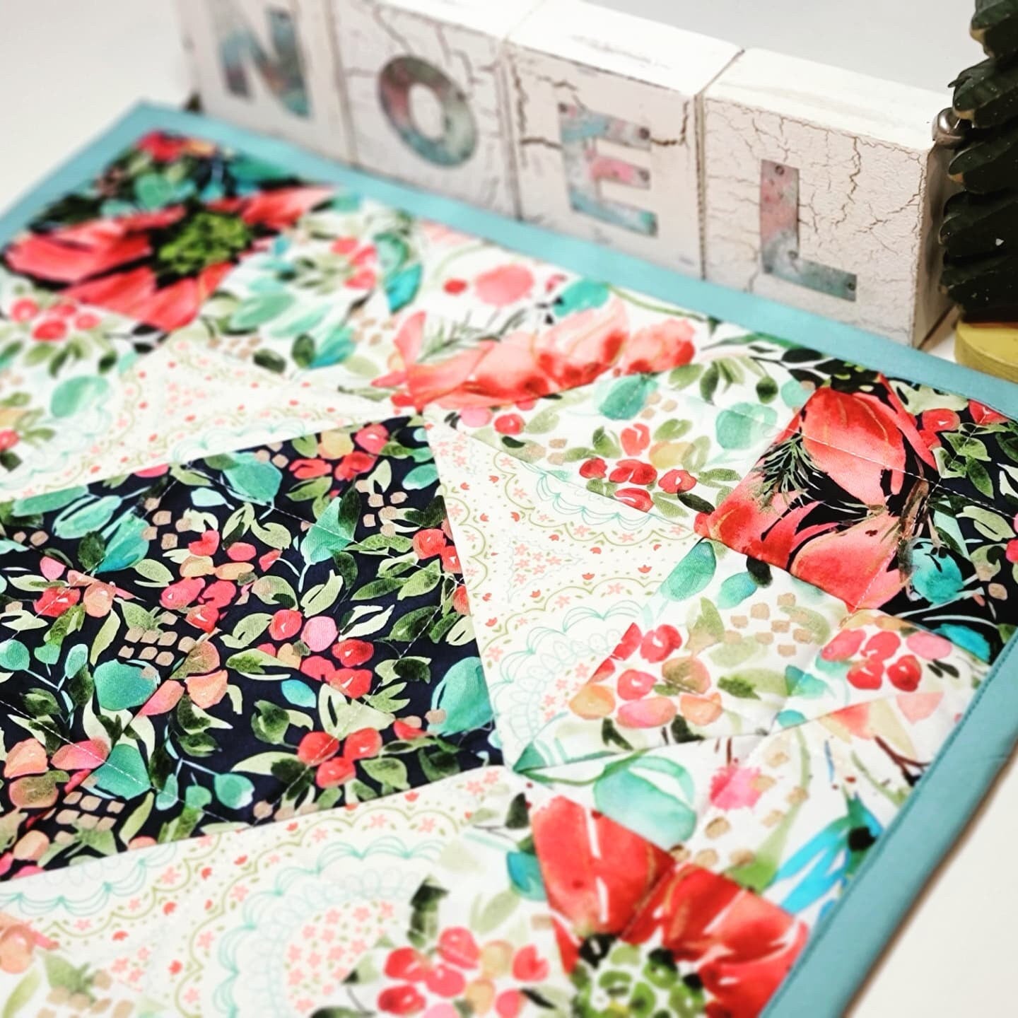 Springtime Table Centerpiece or Runner original_7bdb3980-08d2-41ef-b014-a311d2dbf026 table runner Gingerberry Quilts