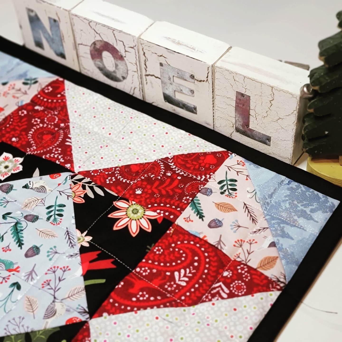 Christmas Table Centerpiece or Runner original_93ec6b3d-7ceb-4ab5-9655-5f247a791079 table runner Gingerberry Quilts