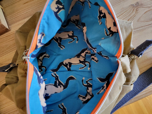 Oilskin Canvas Casual Bag original_efa9e6e2-ba11-4e34-9e2e-9463aac6e570 bag Gingerberry Quilts