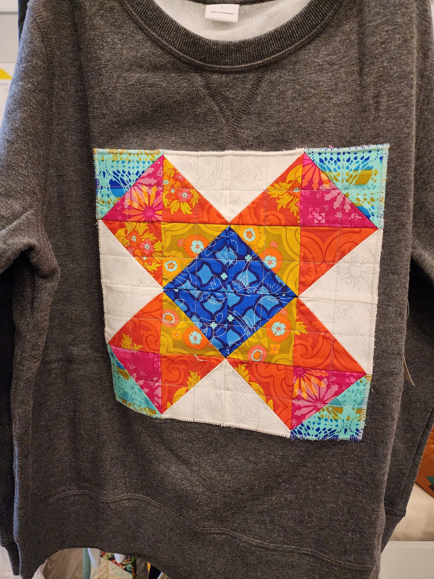 Quilt Block Sweatshirt