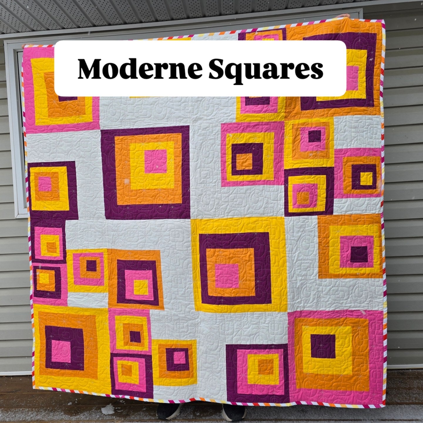 Moderne Squares Quilt