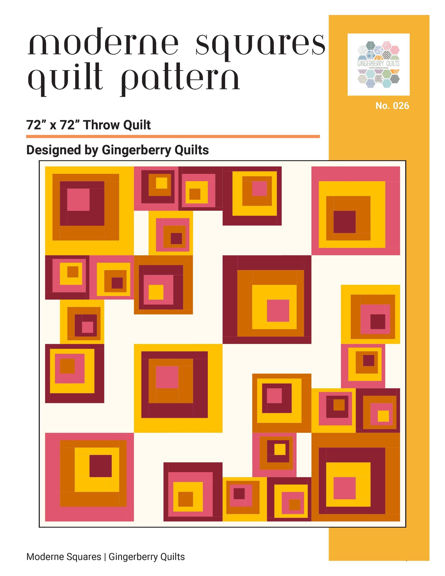 Moderne Squares Quilt