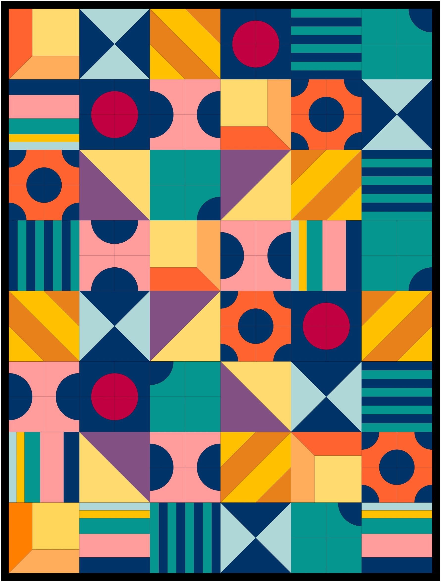 Stop Cooking With Cheese Quilt Pattern, Intermediate Level (Booklet)