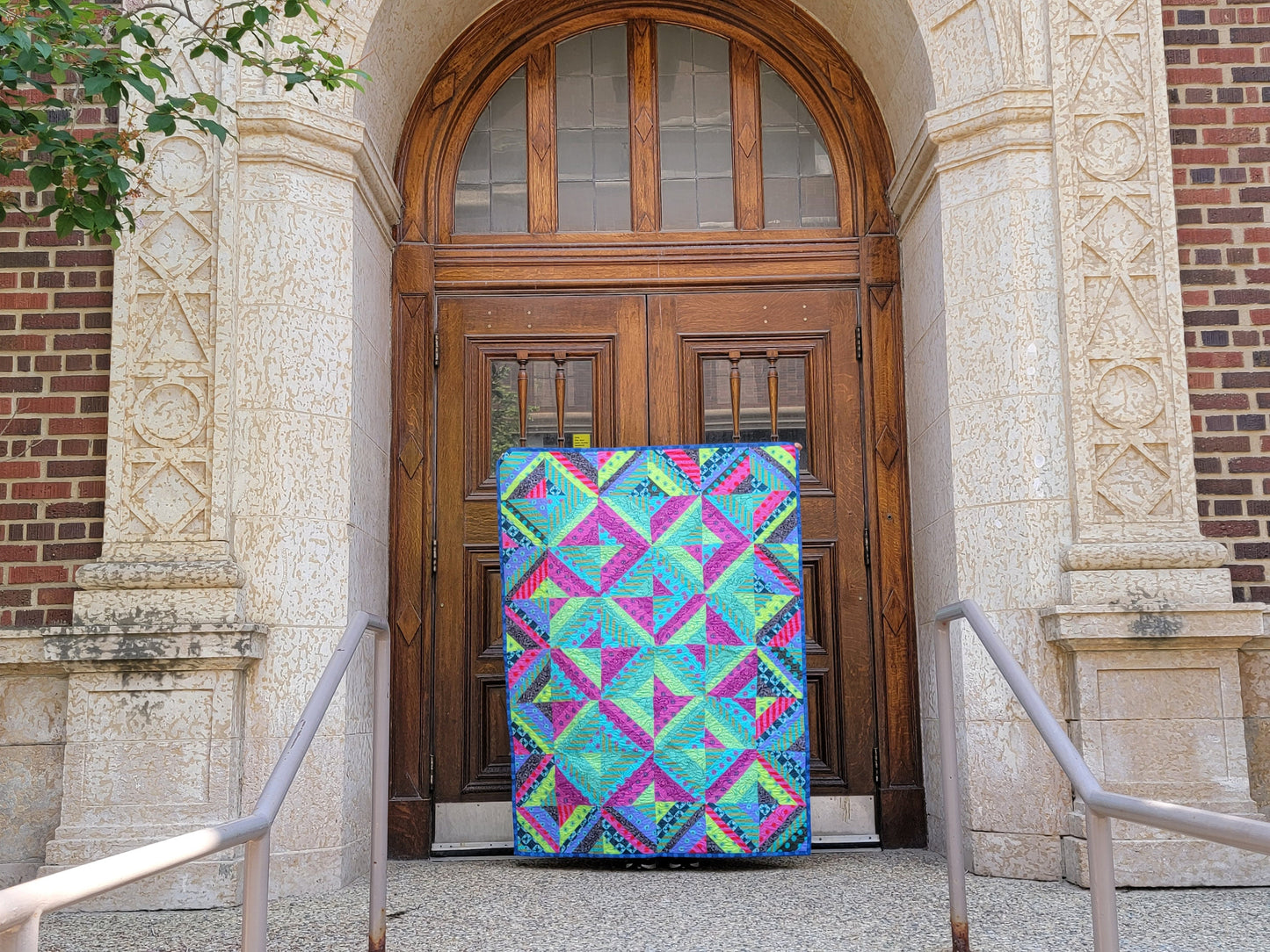 Foursquare Quilt Pattern Booklet, Beginner Friendly (36x54, 54x72)