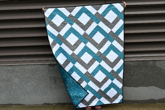 Sweater Weather Quilt Pattern, Beginner HST Design, Baby to Queen Sizes