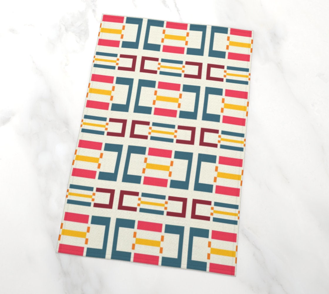 Nouveau Retro Tea Towel il_fullxfull.4561032300_sbsi Gingerberry Quilts