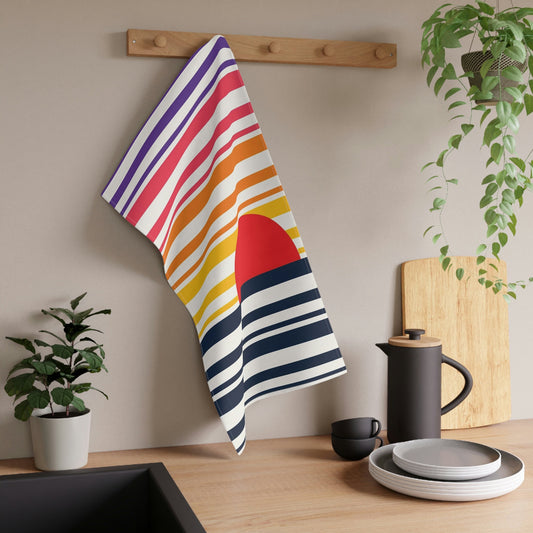 Beach Sunset Tea Towel