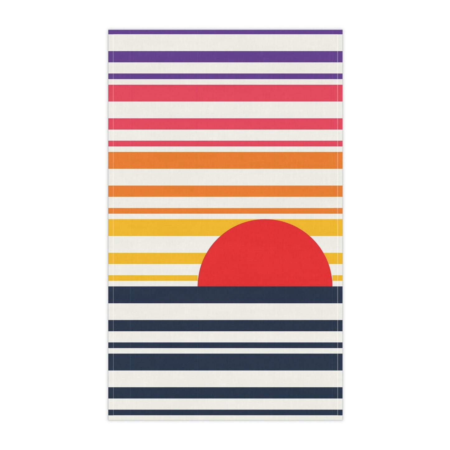 Beach Sunset Tea Towel