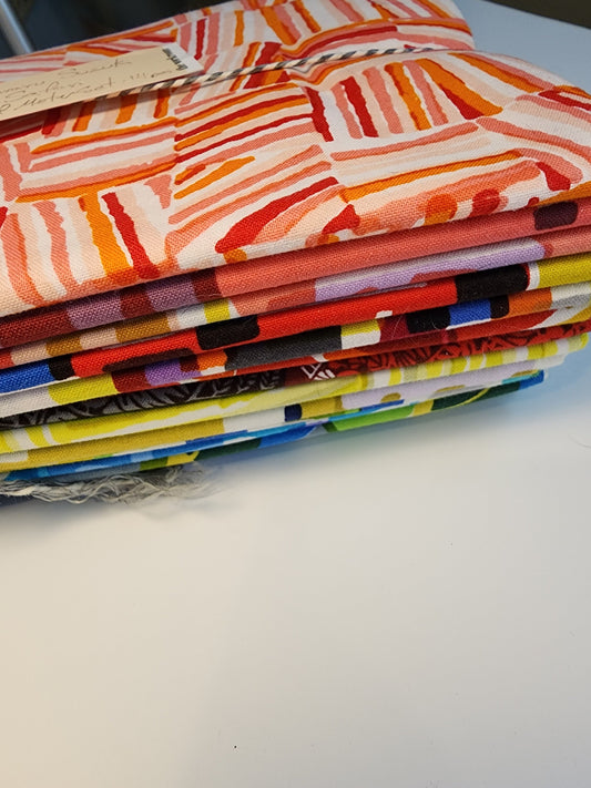Cotton and Steel Fabric "Safari" by Masaru Suzuki "Half Yard Bundle" 14 HYs