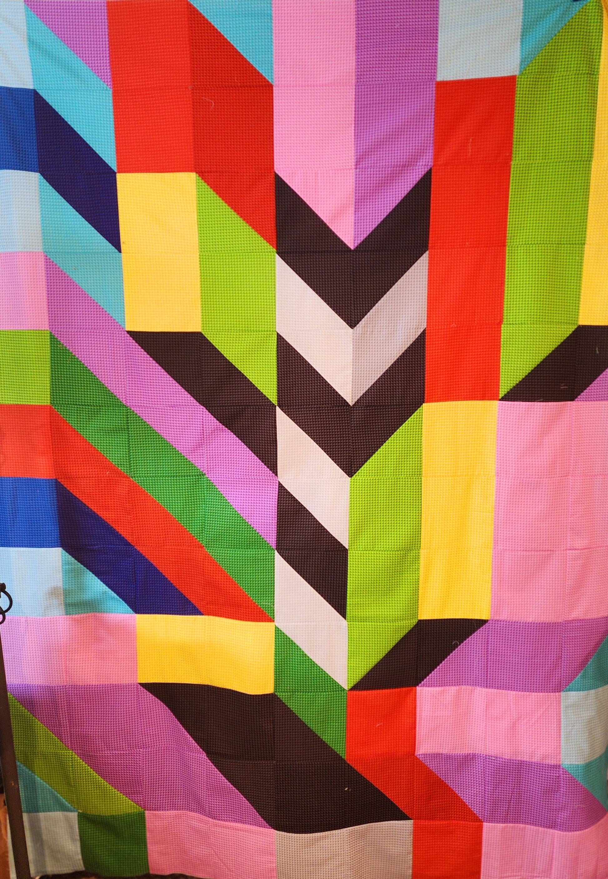 Bling Quilt Pattern, Easy Optical Illusion (PDF Download)