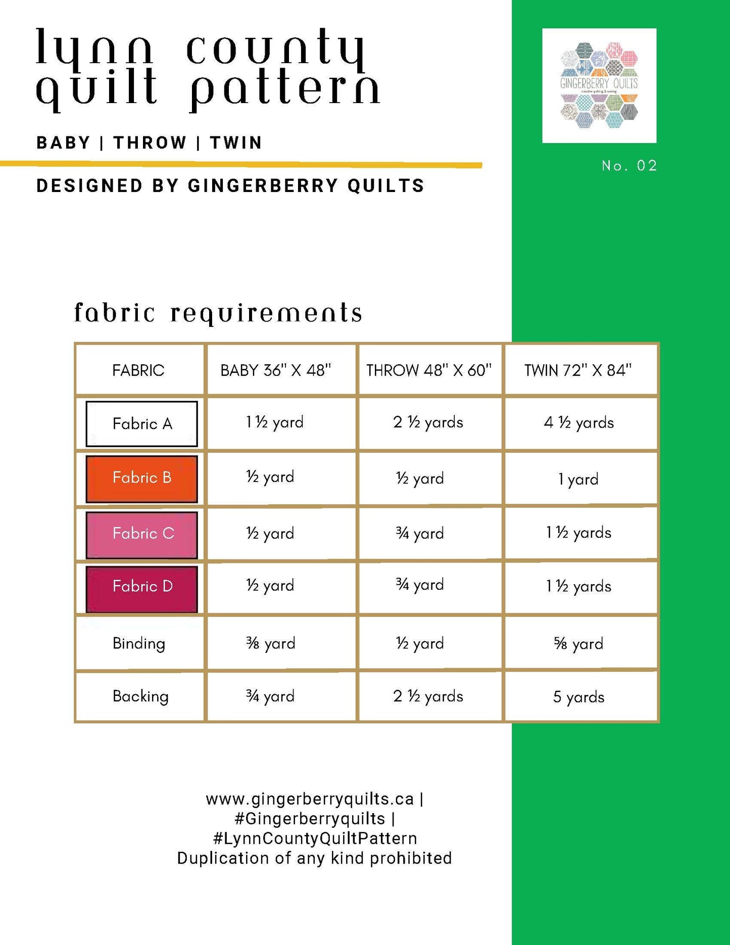 Lynn County Quilt Pattern, Scrap Friendly Design, Baby Throw Twin