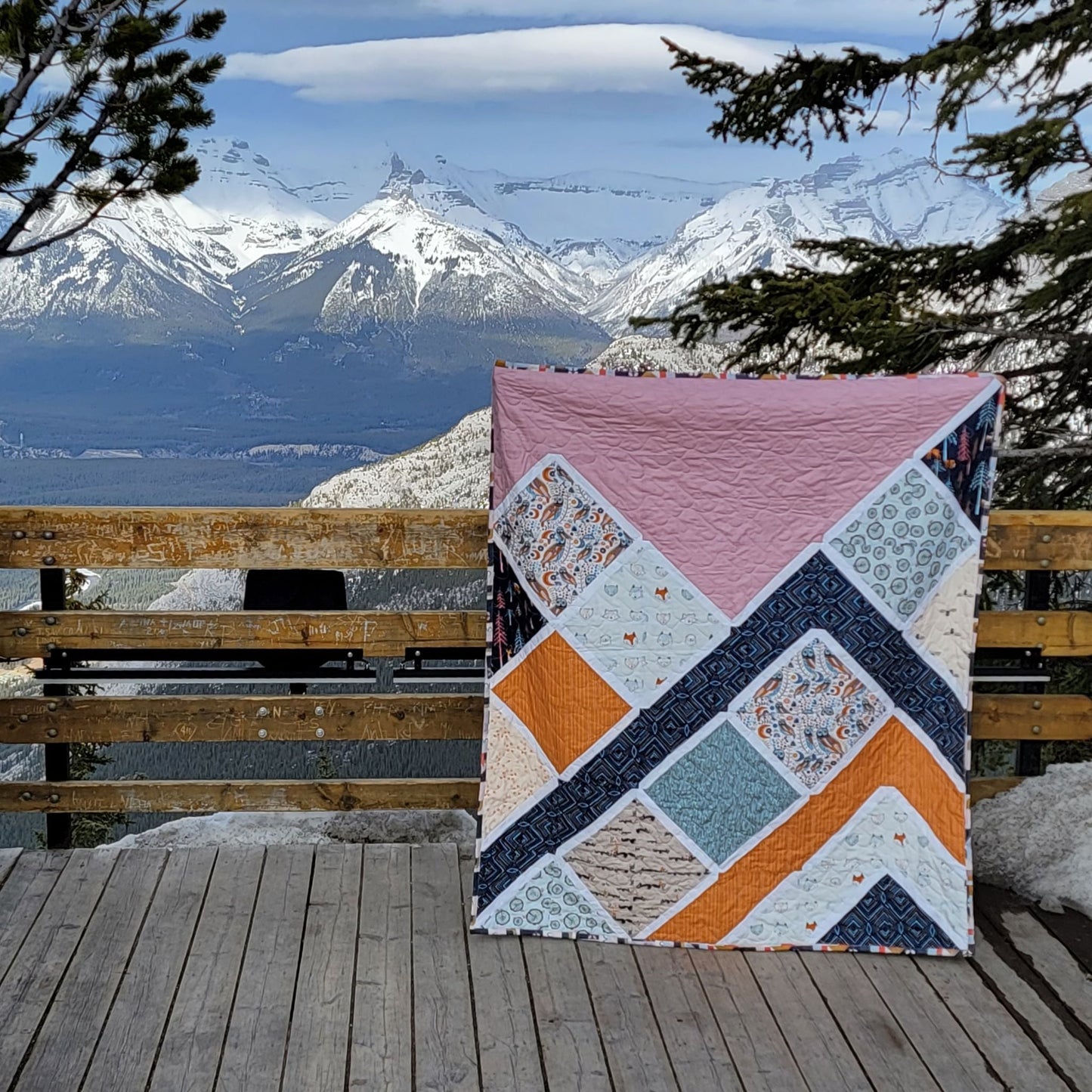 The Rockies Quilt Pattern - Wholesale bundle of 5 Physical Booklets