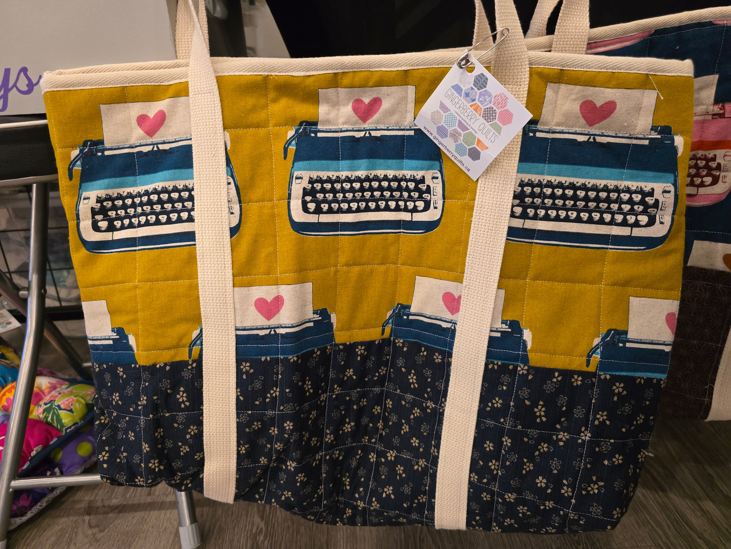The Ample Tote! rn-image_picker_lib_temp_2b2029f4-16e7-430a-9ef2-23b39914b3e9 bag Gingerberry Quilts