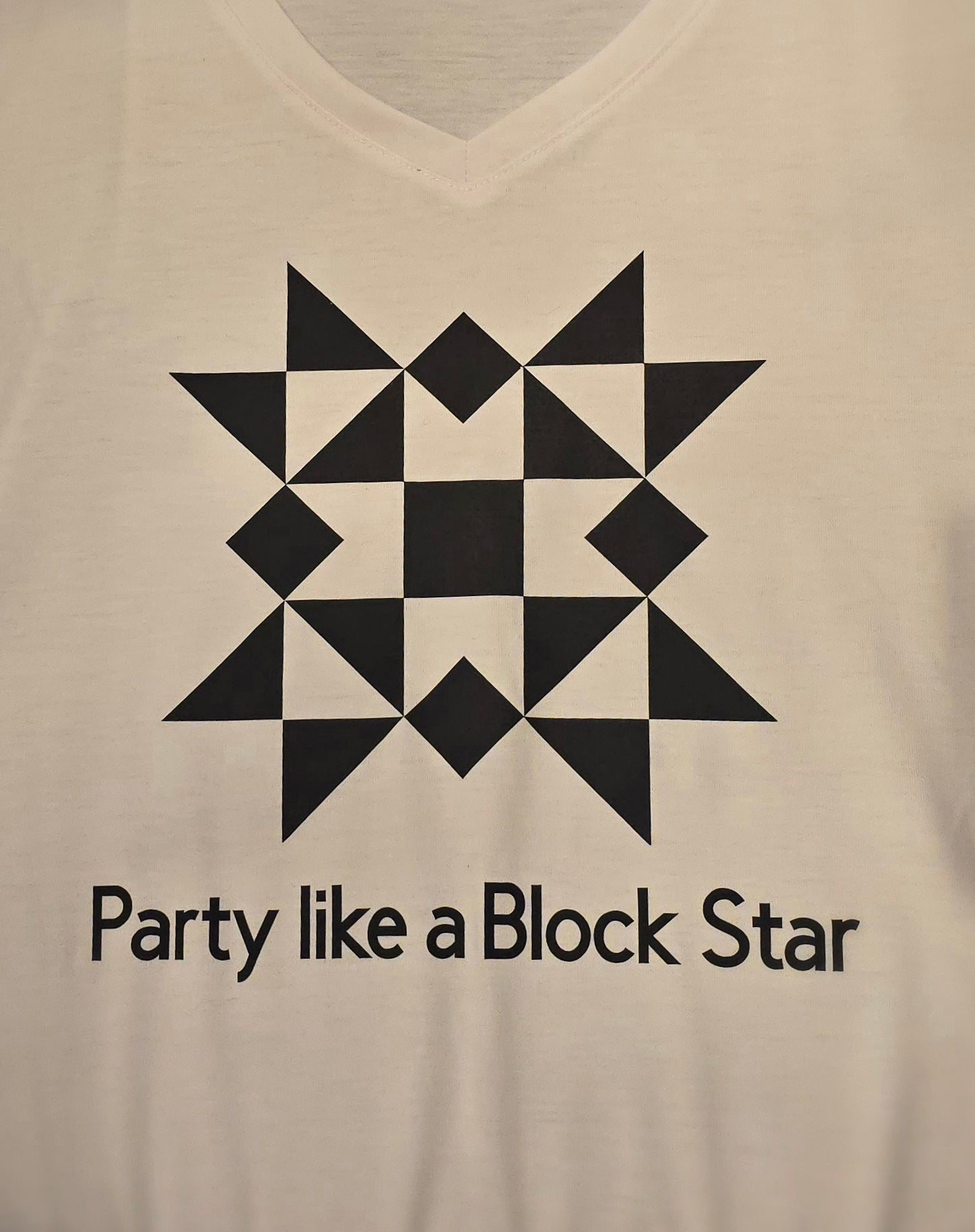 Party Like a Block Star! Quirky, sassy and sarcastic T Shirt. rn-image_picker_lib_temp_5507a747-ad85-4da2-9e60-3c719f4a3f79 t shirt Gingerberry Quilts