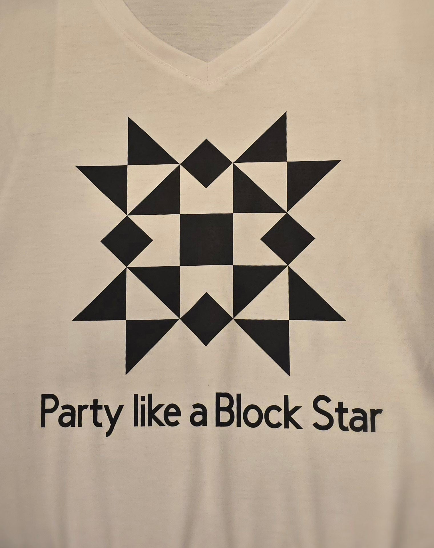 Party Like a Block Star! Quirky, sassy and sarcastic T Shirt. rn-image_picker_lib_temp_5507a747-ad85-4da2-9e60-3c719f4a3f79 t shirt Gingerberry Quilts