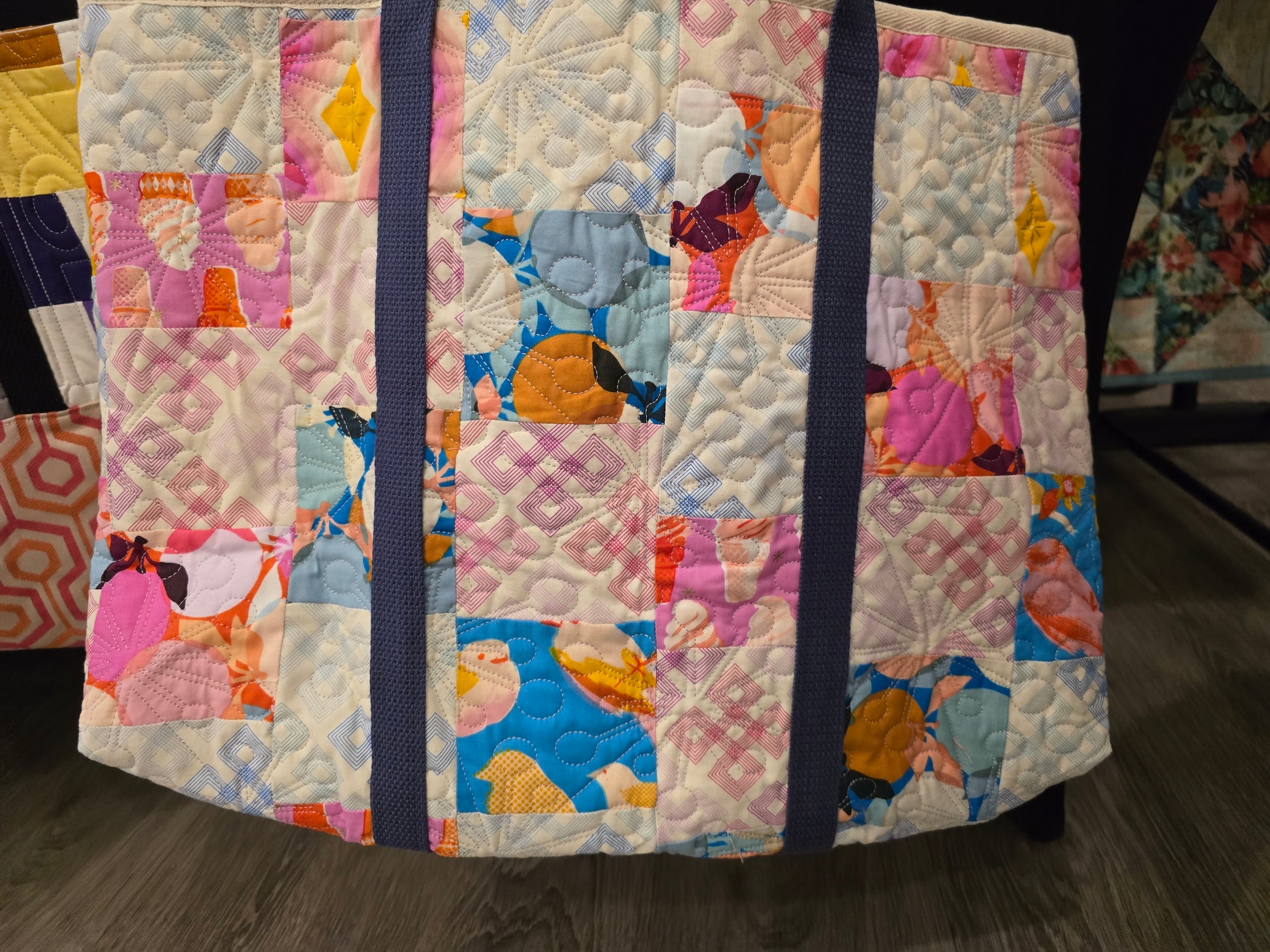 The Ample Tote! rn-image_picker_lib_temp_71661c75-7026-4ed8-9764-0eab8569fff7 bag Gingerberry Quilts