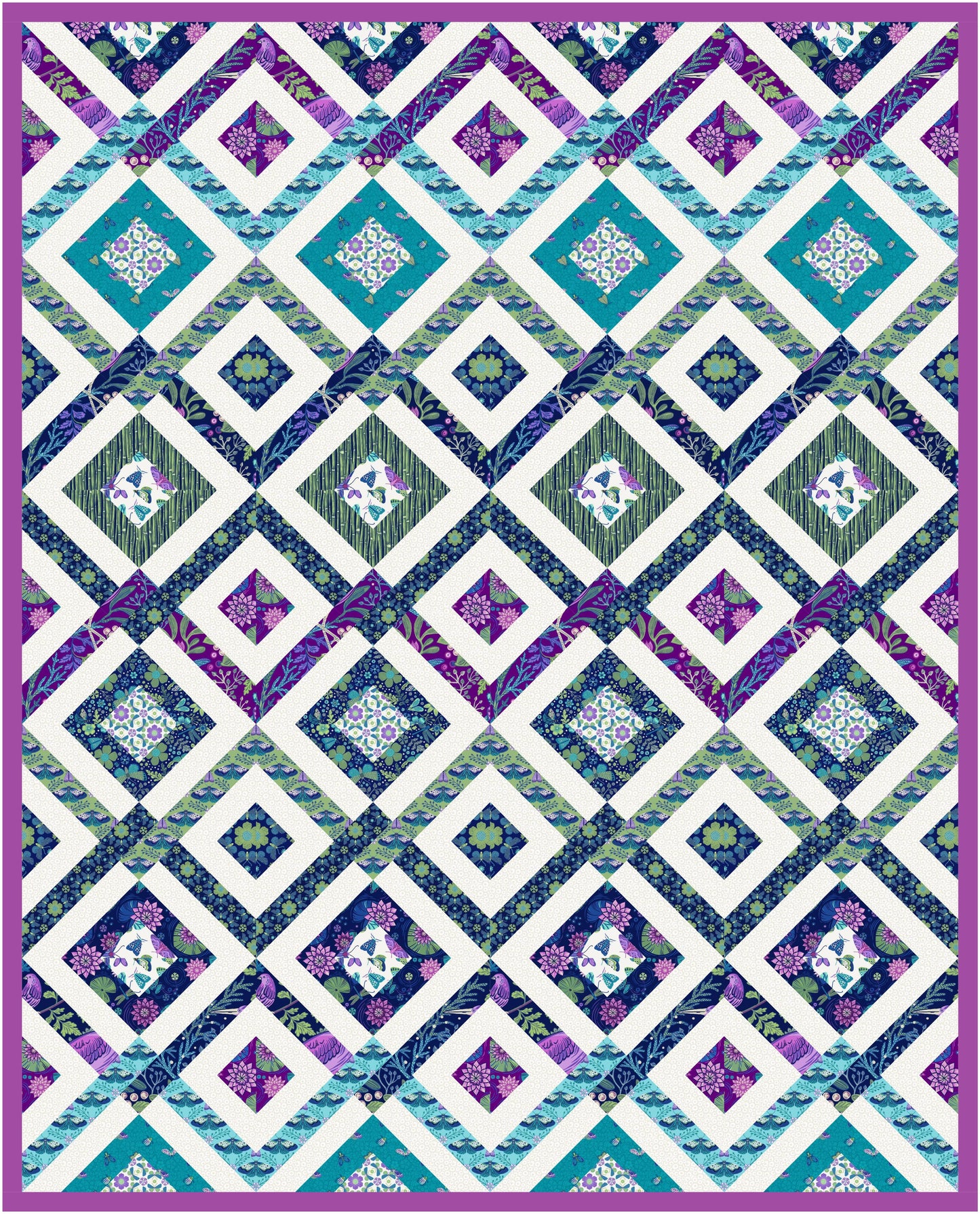 Water's Edge Entangled Quilt Pattern