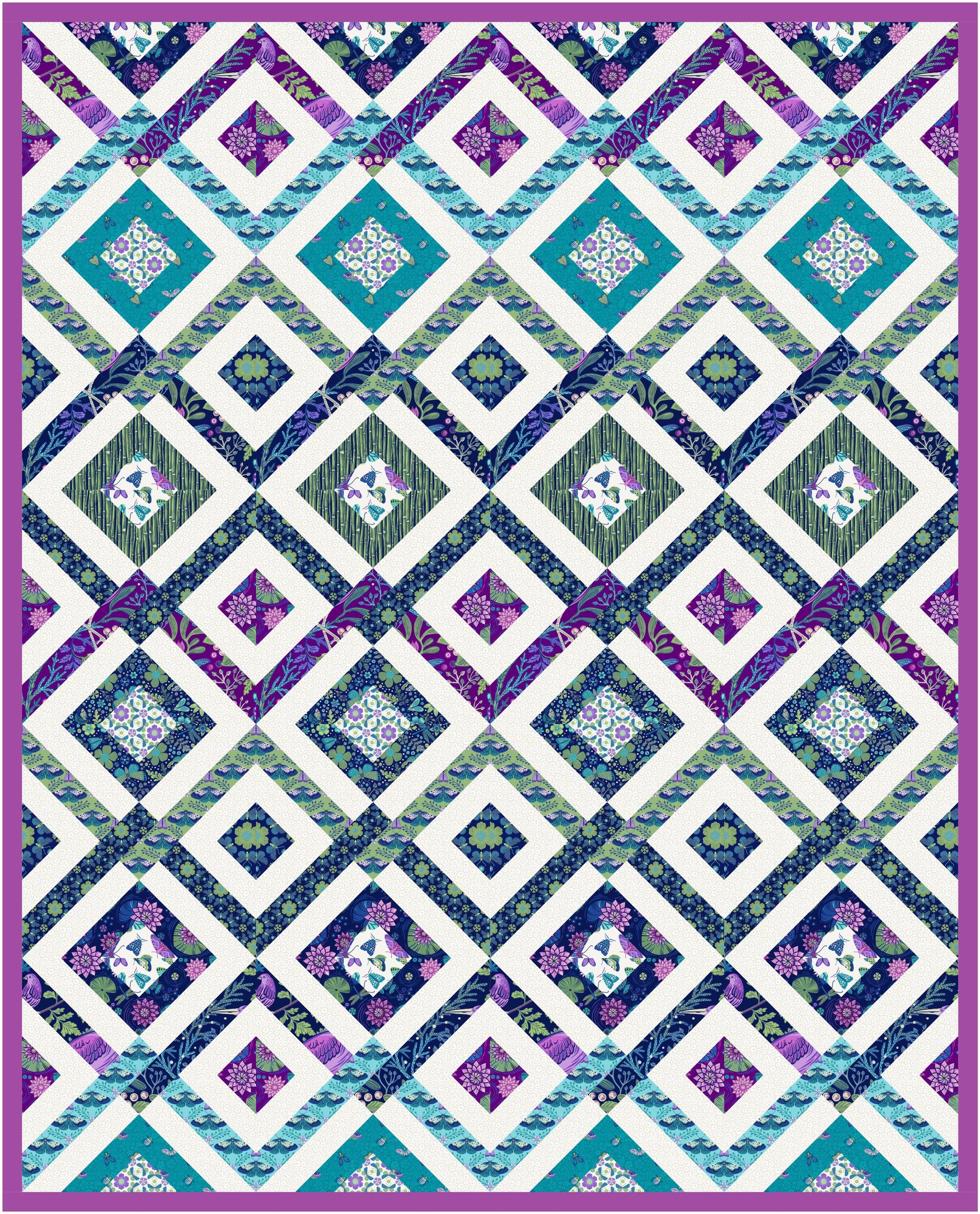 Water's Edge Entangled Quilt Pattern - Physical Copy β Gingerberry Quilts